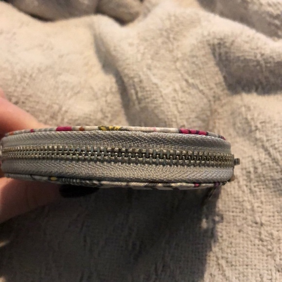 COACH Poppy Graffiti Butterfly Heart Coin Purse - Picture 7 of 8